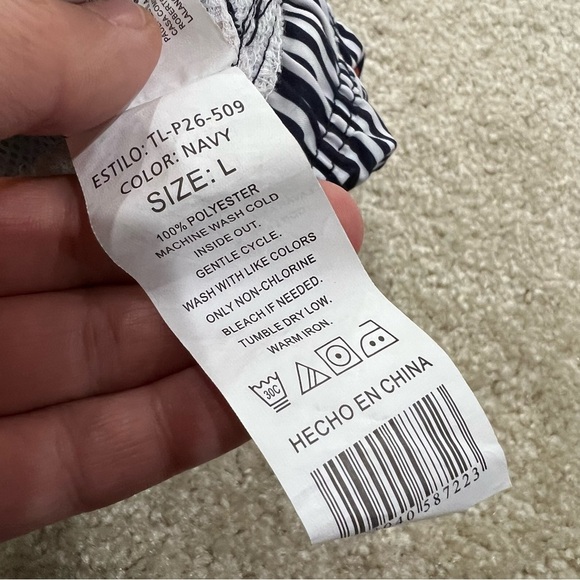 Ted Lapidus Printed Swim Trunks Swimwear Gold Fish Ocean Water Men’s Size Large - Picture 13 of 16